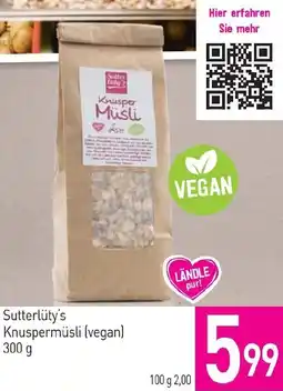 Sutterlüty Sutterlüty's Knuspermüsli Angebot