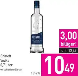 Sutterlüty Eristoff Vodka Angebot