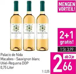 Sutterlüty Palacio de Nida Macabeo - Sauvignon blanc Utiel-Requena DOP Angebot