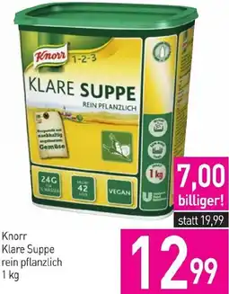 Sutterlüty Knorr Klare Suppe rein pflanzlich Angebot