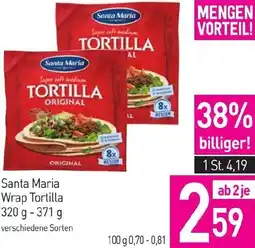 Sutterlüty Santa Maria Wrap Tortilla Angebot