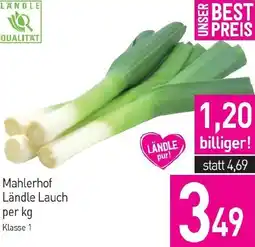 Sutterlüty Mahlerhof Ländle Ländle Lauch per kg Angebot