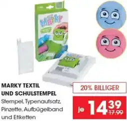 Libro Marky textil und schulstempel Angebot