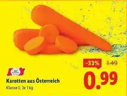 Lidl Karotten aus Österreich Angebot