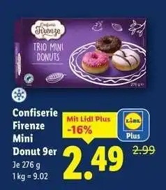 Lidl Confiserie Firenze Mini Donut 9er Angebot