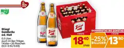 Billa Stiegl Goldbräu od. Hell Angebot