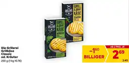 Billa Die Grillerei Grillkäse Classic od. Kräuter Angebot