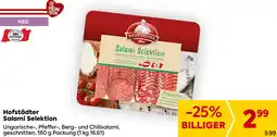 Billa Hofstädter Salami Selektion Angebot