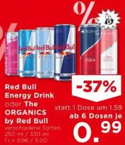 Unimarkt Red bull energy drink oder the organics Angebot