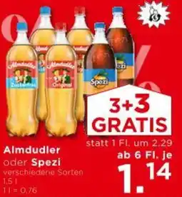 Unimarkt Almdudler oder Spezi Angebot