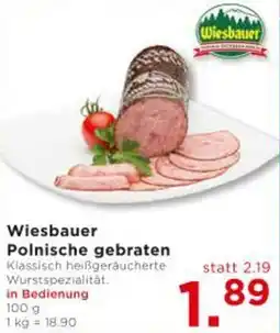 Unimarkt Wiesbauer Polnische gebraten Angebot