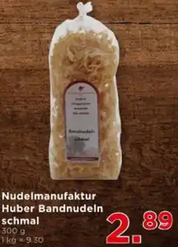 Unimarkt Nudelmanufaktur Huber Bandnudeln schmal Angebot