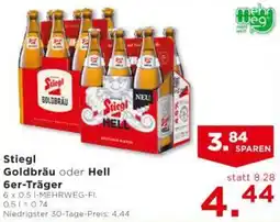 Unimarkt Stiegl Goldbräu oder Hell Angebot