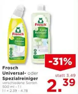 Unimarkt Frosch Universal- oder Spezialreiniger Angebot