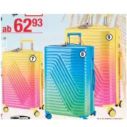 Maximarkt Hartschalen-Koffer Exclusive blau/grün oder gelb/pink Maximarkt Angebot