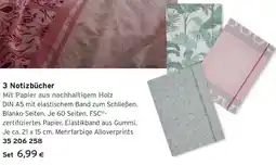 Tchibo Eduscho 3 Notizbücher Angebot