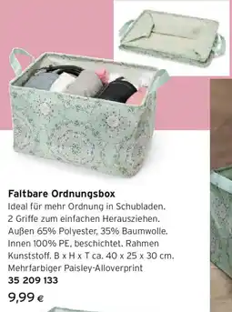 Tchibo Eduscho Faltbare Ordnungsbox Angebot