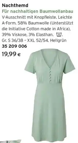 Tchibo Eduscho Nachthemd Angebot