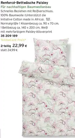 Tchibo Eduscho Renforcé-Bettwäsche Paisley Angebot