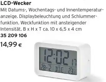Tchibo Eduscho LCD-Wecker Angebot