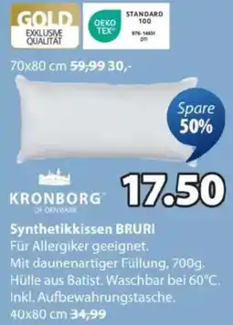 JYSK Synthetikkissen BRURI Angebot