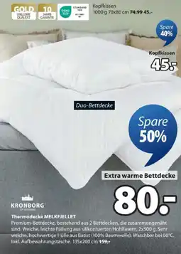 JYSK Thermodecke MELKFJELLET Angebot