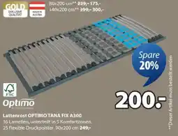 JYSK Lattenrost OPTIMO TANA FIX A300 Angebot