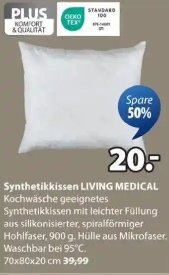 JYSK Synthetikkissen living medical Angebot