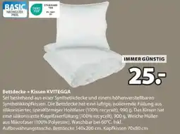 JYSK Bettdecke + Kissen KVITEGGA Angebot