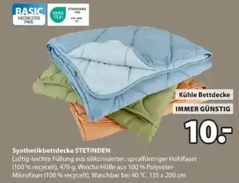 JYSK Synthetikbettdecke STETINDEN Angebot