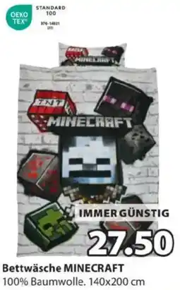 JYSK Bettwäsche MINECRAFT Angebot