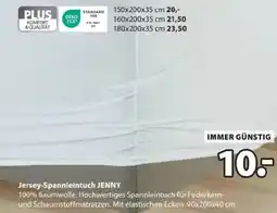 JYSK Jersey-Spannleintuch JENNY Angebot