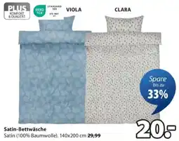 JYSK Satin-Bettwäsche Angebot