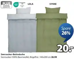 JYSK Seersucker-Bettwäsche Angebot