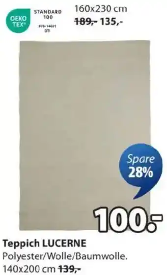 JYSK Teppich LUCERNE Angebot