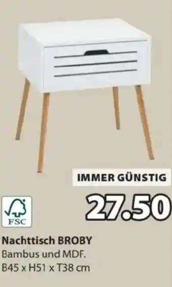JYSK Nachttisch BROBY Angebot