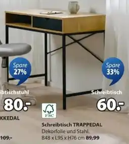 JYSK Schreibtisch TRAPPEDAL Angebot