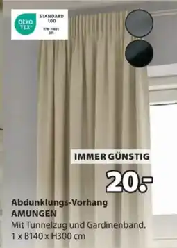 JYSK Abdunklungs-Vorhang Angebot
