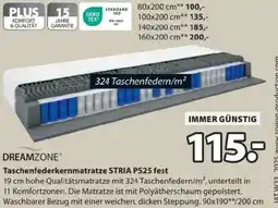 JYSK Taschenfederkernmatratze STRIA PS25 fest Angebot