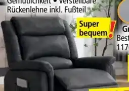 Norma HappyHome Verstellbarer Relaxsessel Angebot