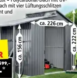 Norma Green Yard Skylight-Metallschuppen Angebot