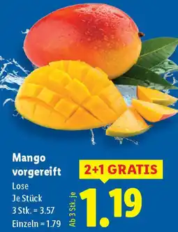 Lidl Mango vorgereift Angebot