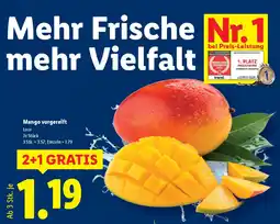 Lidl Mango vorgereift Angebot