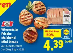 Lidl Wiesentaler Frische Maishendl Mini Steaks Angebot