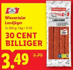 Lidl Wiesentaler Landjäger Angebot