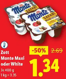 Lidl Zott Monte Maxi oder White Angebot