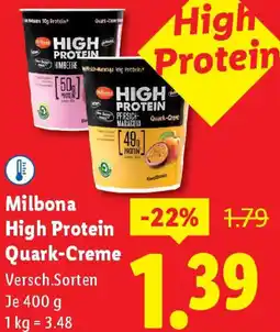 Lidl Milbona High Protein Quark-Creme Angebot