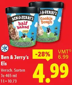 Lidl Ben & Jerry's Eis Angebot