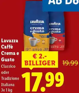 Lidl Lavazza Caffè Crema e Gusto Angebot