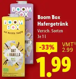 Lidl Boom Box Hafergetränk Angebot